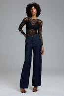 BLUSA RENDA UT Preto