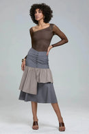 Saia Donna Cinza